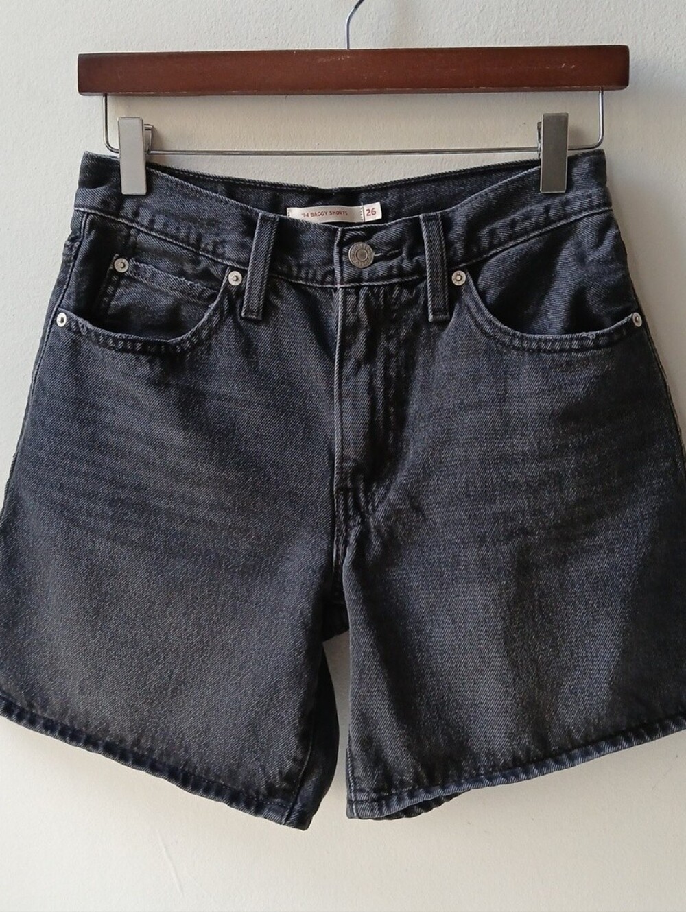 Levi's '94 Baggy Jean Shorts Gray Women's 26